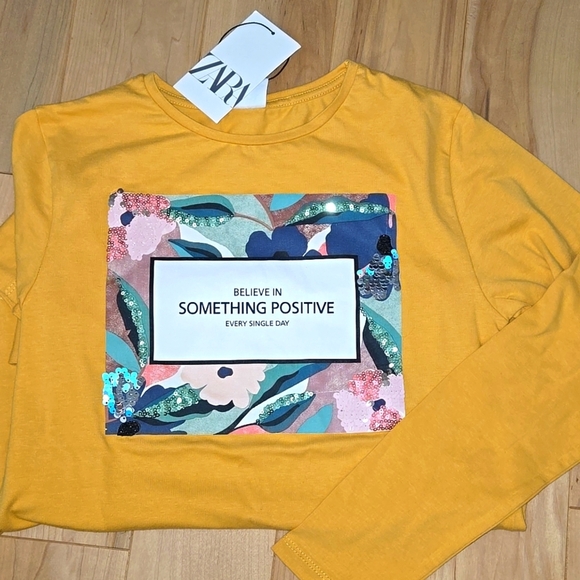 Zara Long Sleeve Tee - Picture 1 of 4